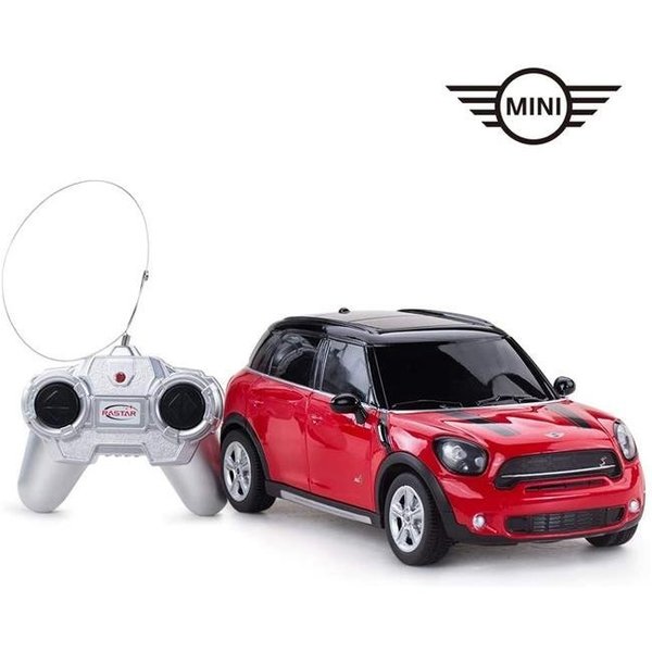 Az Trading & Import AZ Trading & Import MCC24R 0.0416 in. 1-24 Electric Cooper Remote Control & RC Cars Xmas Gifts for Kids Mini Vehicle Toy - Red MCC24R